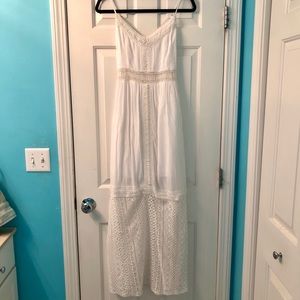 Abercrombie white maxi dress